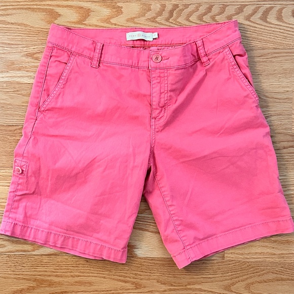 Tory Burch Roll-Up/Roll Down Chino Shorts (27) - Picture 2 of 14